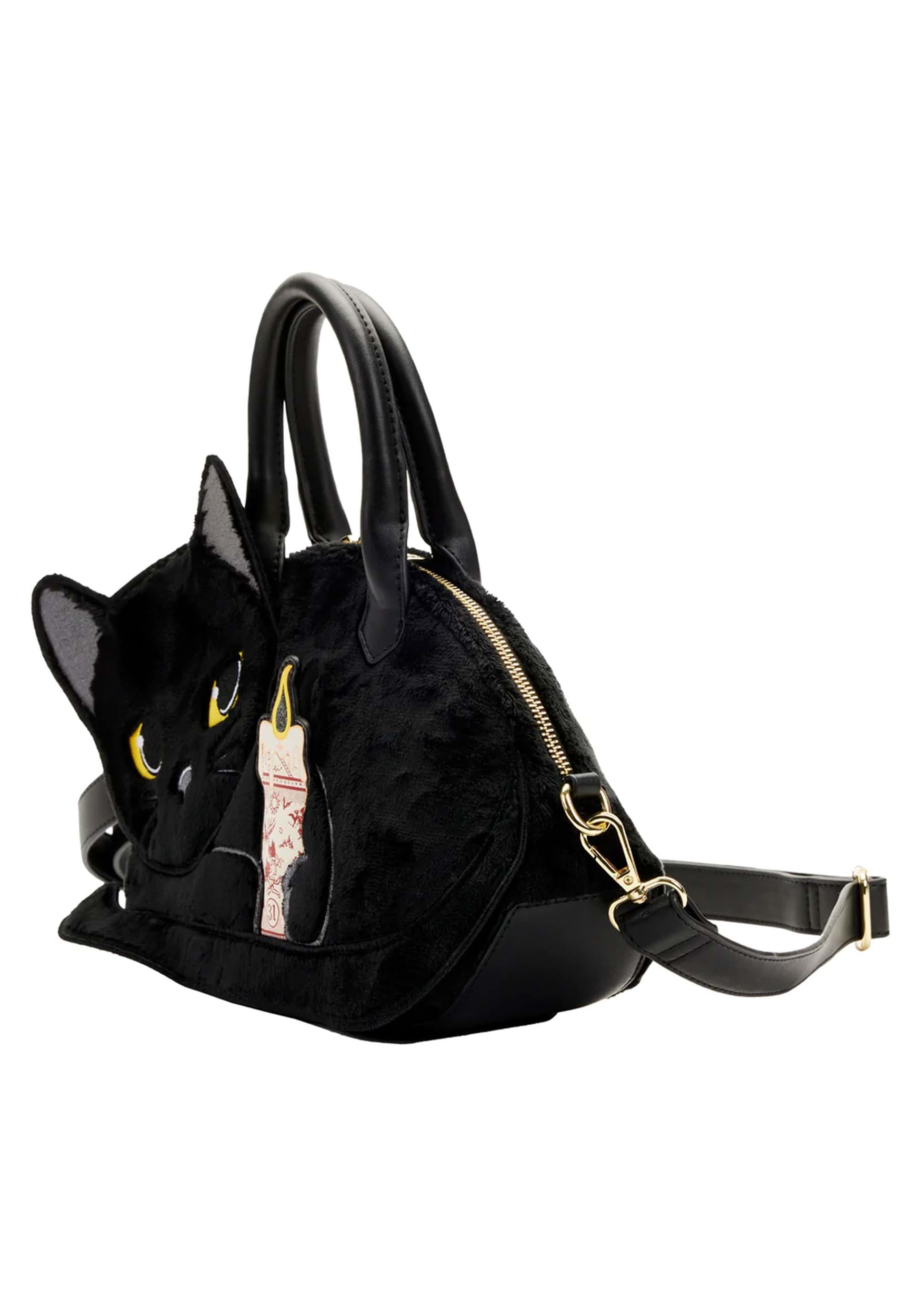 Disney Loungefly Hocus Pocus Binx Holding Candle Crossbody