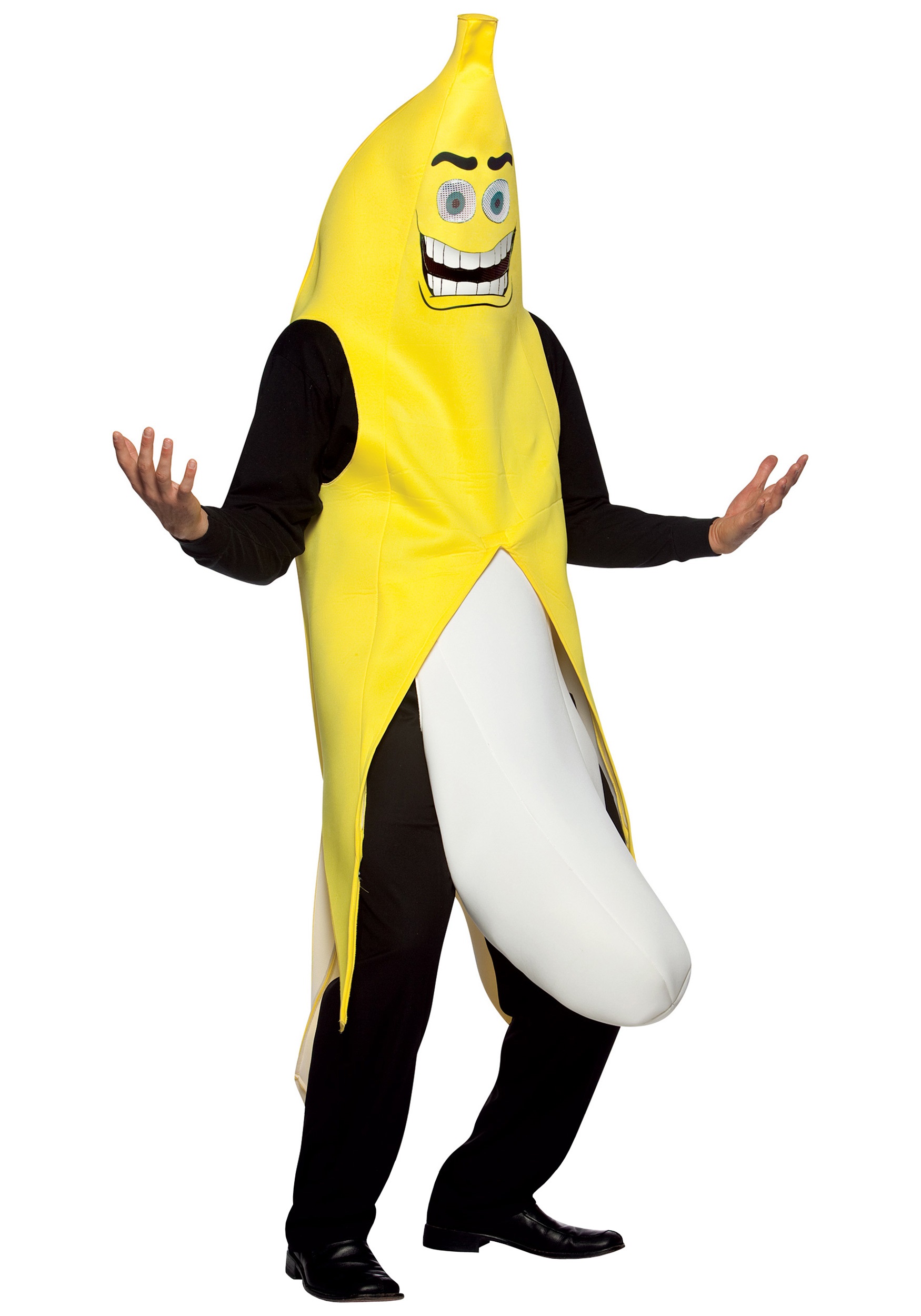 Disfraz de flasher de plátano amarillo Multicolor