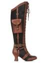 Womens Lace Up Steampunk Heel Boot