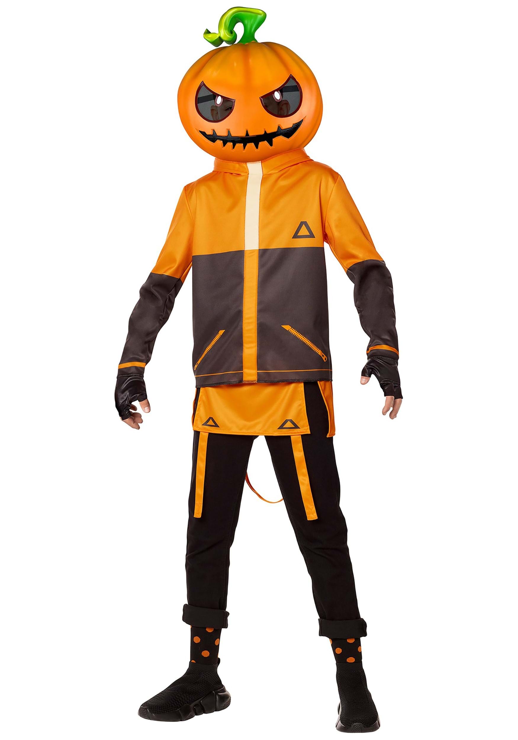 Kids Fortnite Pumpkin Punk Costume