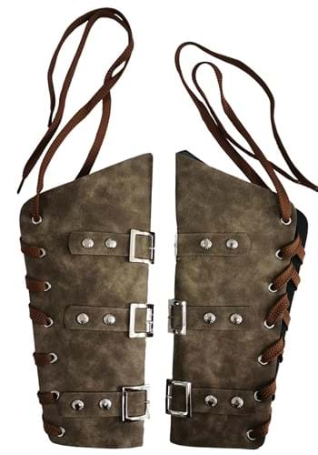 2 pc Leatherlike Bracers