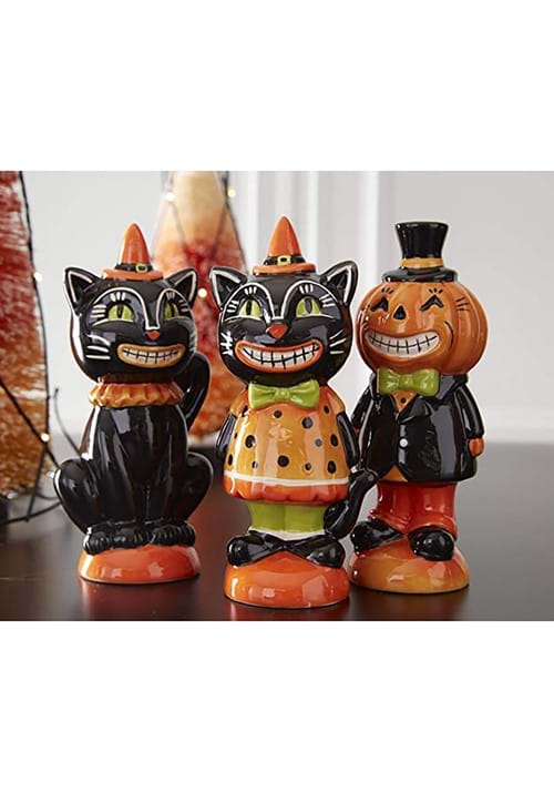6" Set of 3 Vintage Inspired Halloween Figurines