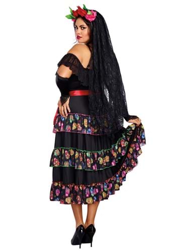 Plus Size Lady of the Dead Women's Costume