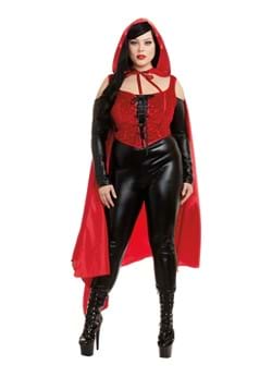 Womens Plus Size Seductive Red Costume