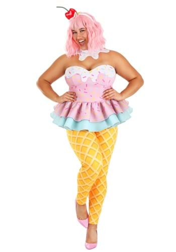 Plus Size Sweet Treat Ice Cream Costume