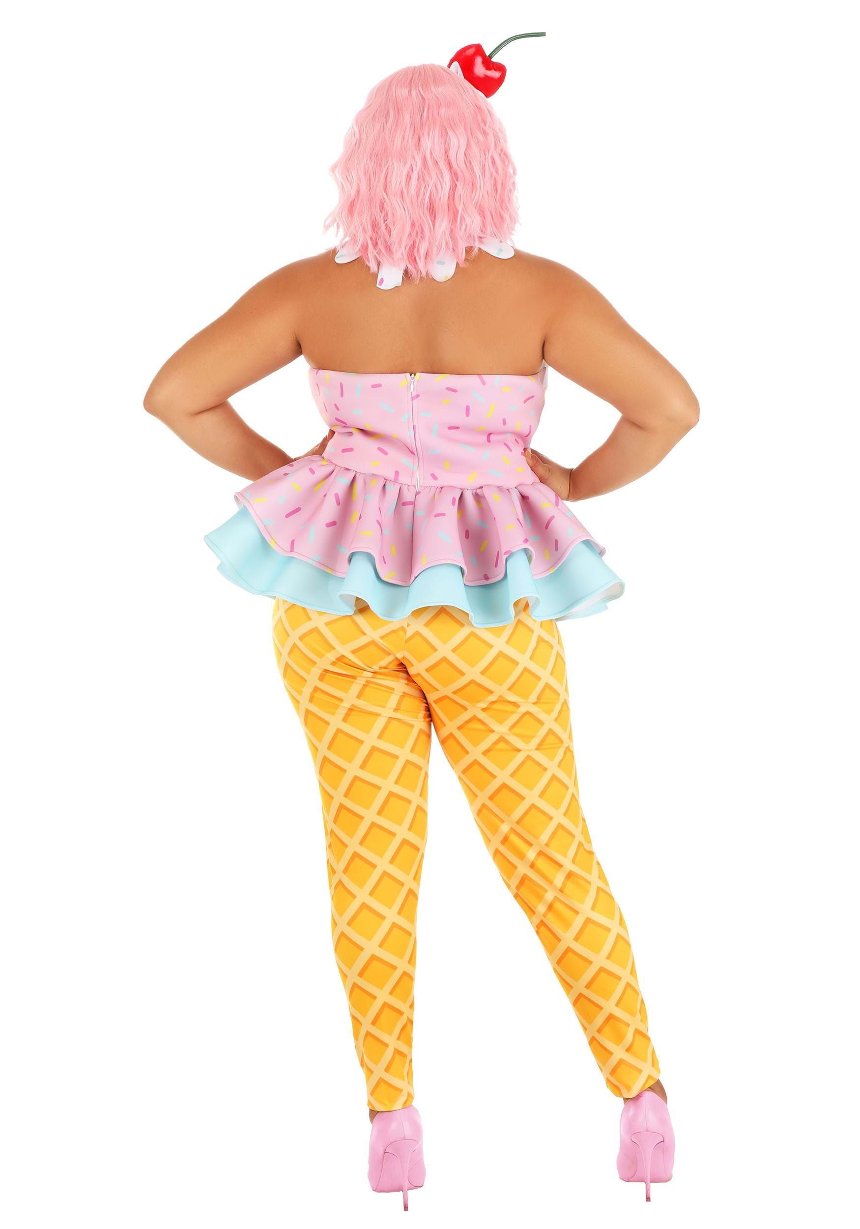 Plus Size Sweet Treat Ice Cream Women's Costume