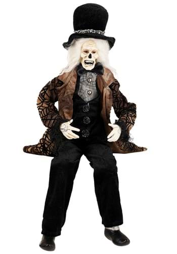 24-Inch Posable Sitting Zombie Man Halloween Decoration | Zombie Decorations