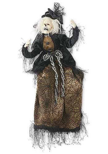 25 Inch Posable Sitting Halloween Zombie Lady