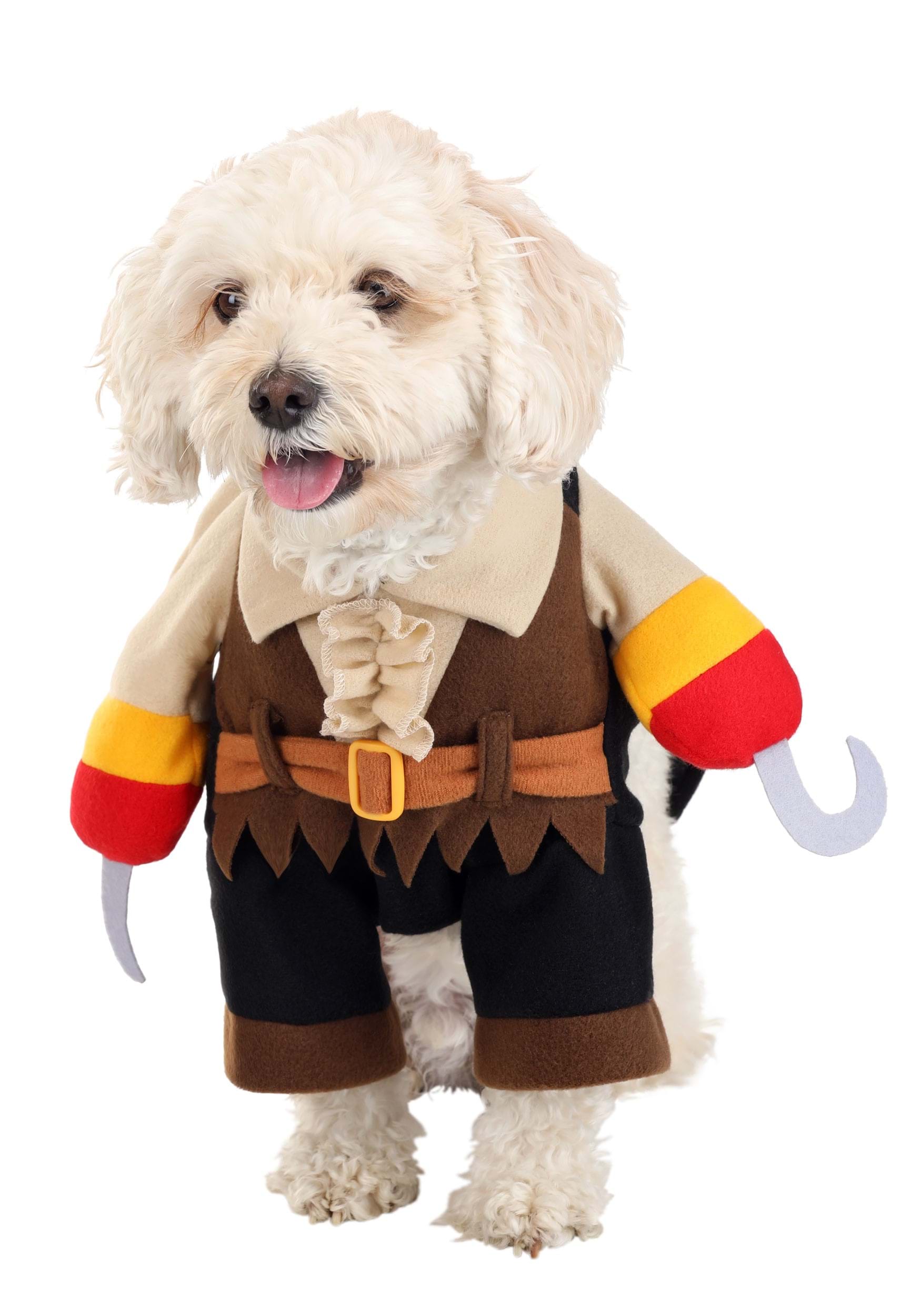 Pirate Costume for Dogs | Adult | Unisex | Black/Brown/Beige | L | Fun Costumes