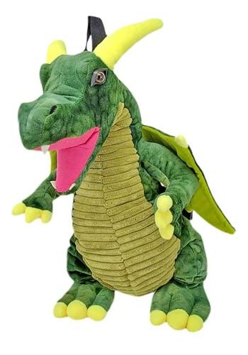 Green Dragon Plush Backpack