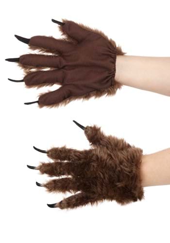 Adult Costume Brown Wolf Paws | Animal Accessories