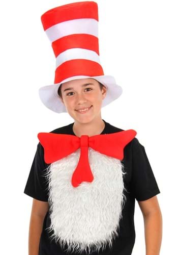 Dr. Seuss Deluxe The Cat in the Hat Costume Accessory Kit | Dr. Seuss Accessories
