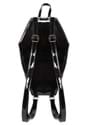 Black Bat Studded Quilted Patent Coffin Backpack Alt 1