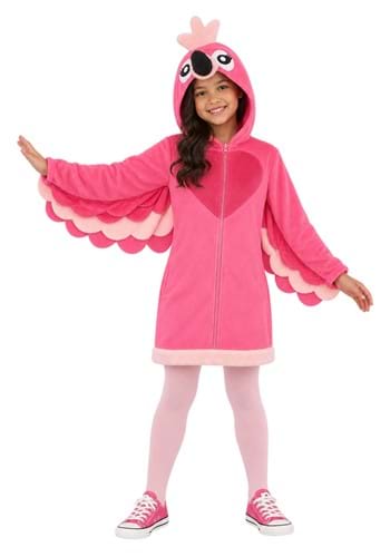 Girls Fancy Flamingo Costume UPD 1