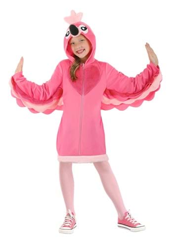 Girls Fancy Flamingo Costume
