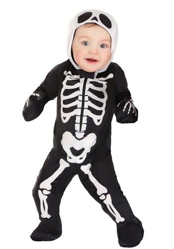 Snuggly Skeleton Infant Costume | Kid's Skeleton Costumes