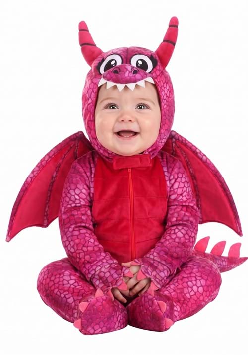 Infant Magenta Dragon Costume Main UPD 1
