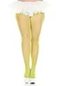 Plus Size Neon Green Fishnet tights