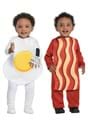 Bacon and Eggs Breakfast Babies Costumes