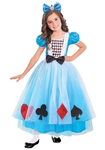 Girls Miss Wonderland Costume Dress