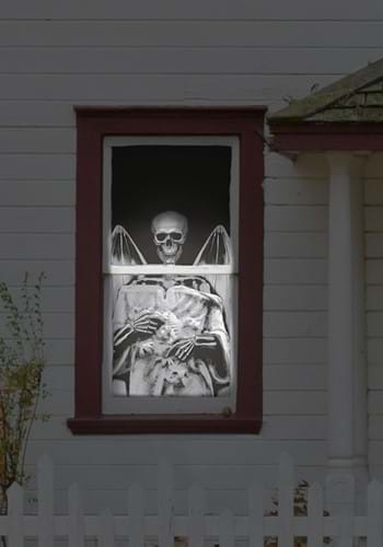 34.5" x 60" Light Changing Angel to Demon Window Poster Decoration | Wall and Window Decorations