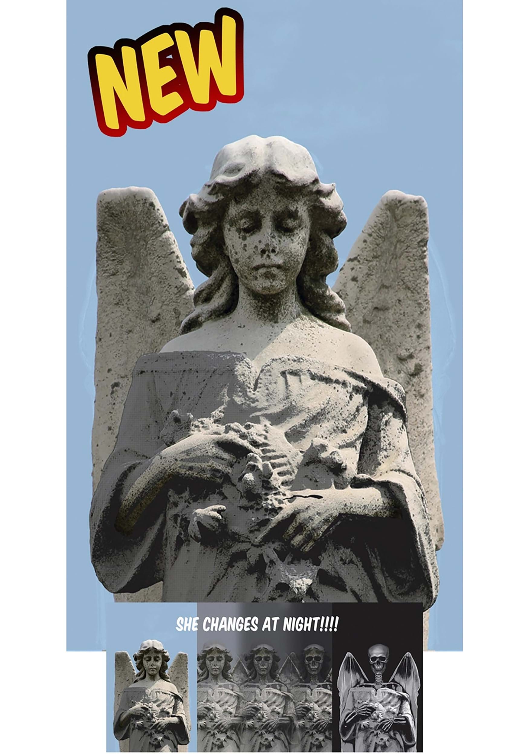 34.5" x 60" Light Changing Angel to Demon Window Poster Decoration | Wall and  Window Decorations