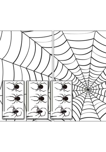 Halloween Spider Webs Spiderwebs With Plastic Spiders(200 Square Feet/pack)  - Every pack 60g & 6 Fake Spiders 1 pack