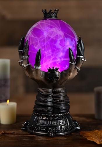10" Lighted Smoky Water Globe_