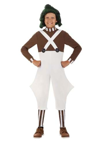 Willy Wonka Child Oompa Loompa Costume-main