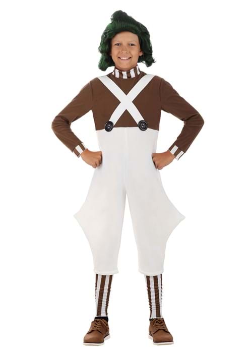 Willy Wonka Child Oompa Loompa Costume-main