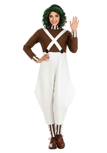 Willy Wonka Adult Oompa Loompa Costume 2
