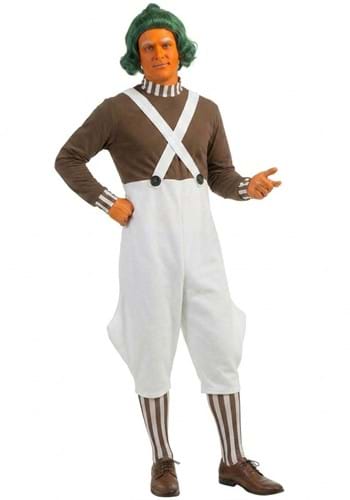 Willy Wonka Adult Oompa Loompa Costume upd