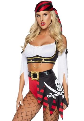 Women's Sexy Wicked Pirate Wench Costume