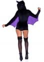 Womens Plush Black Bat Romper Costume Alt 1