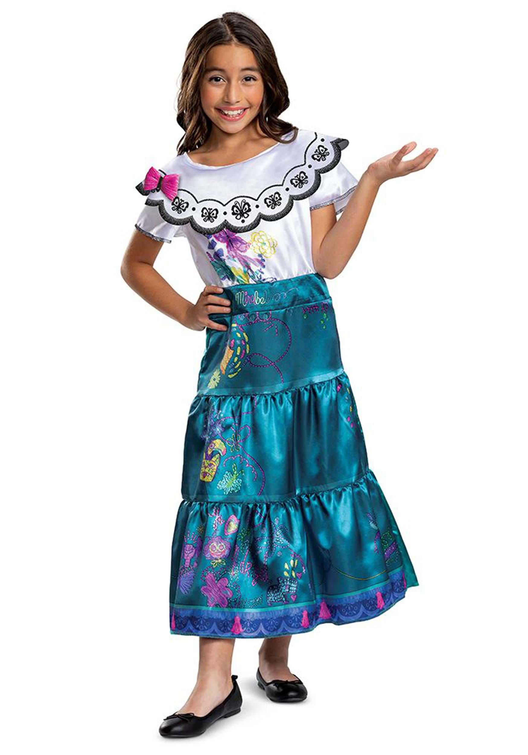Encanto Disney Mirabel Girl's Fancy-Dress Costume, S (4-6X) | lupon.gov.ph