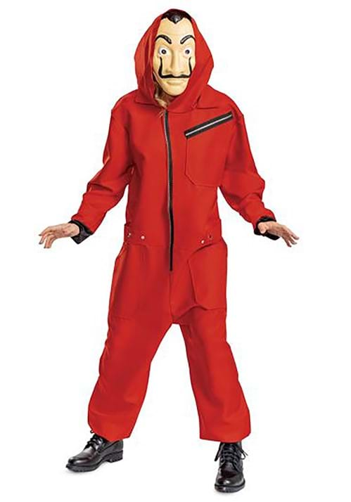 Money Heist Adult Jumpsuit and Mask Costume