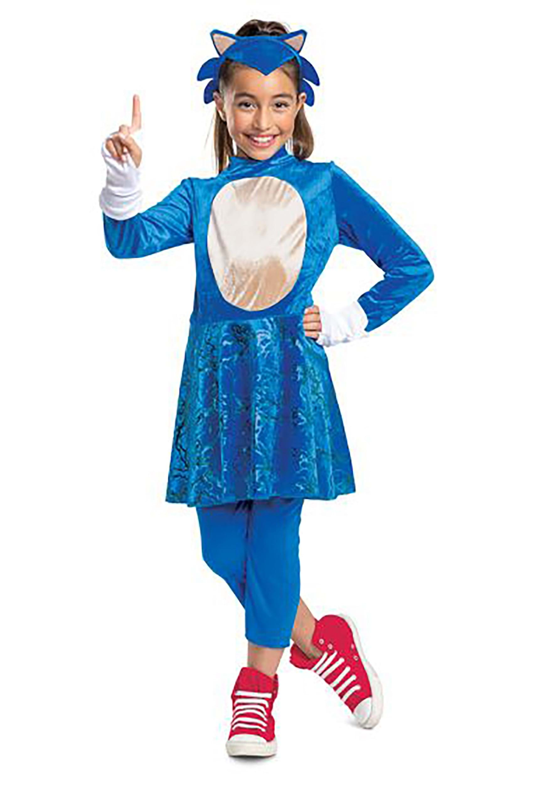 Girl's Sonic 2 The Movie Sonic Costume