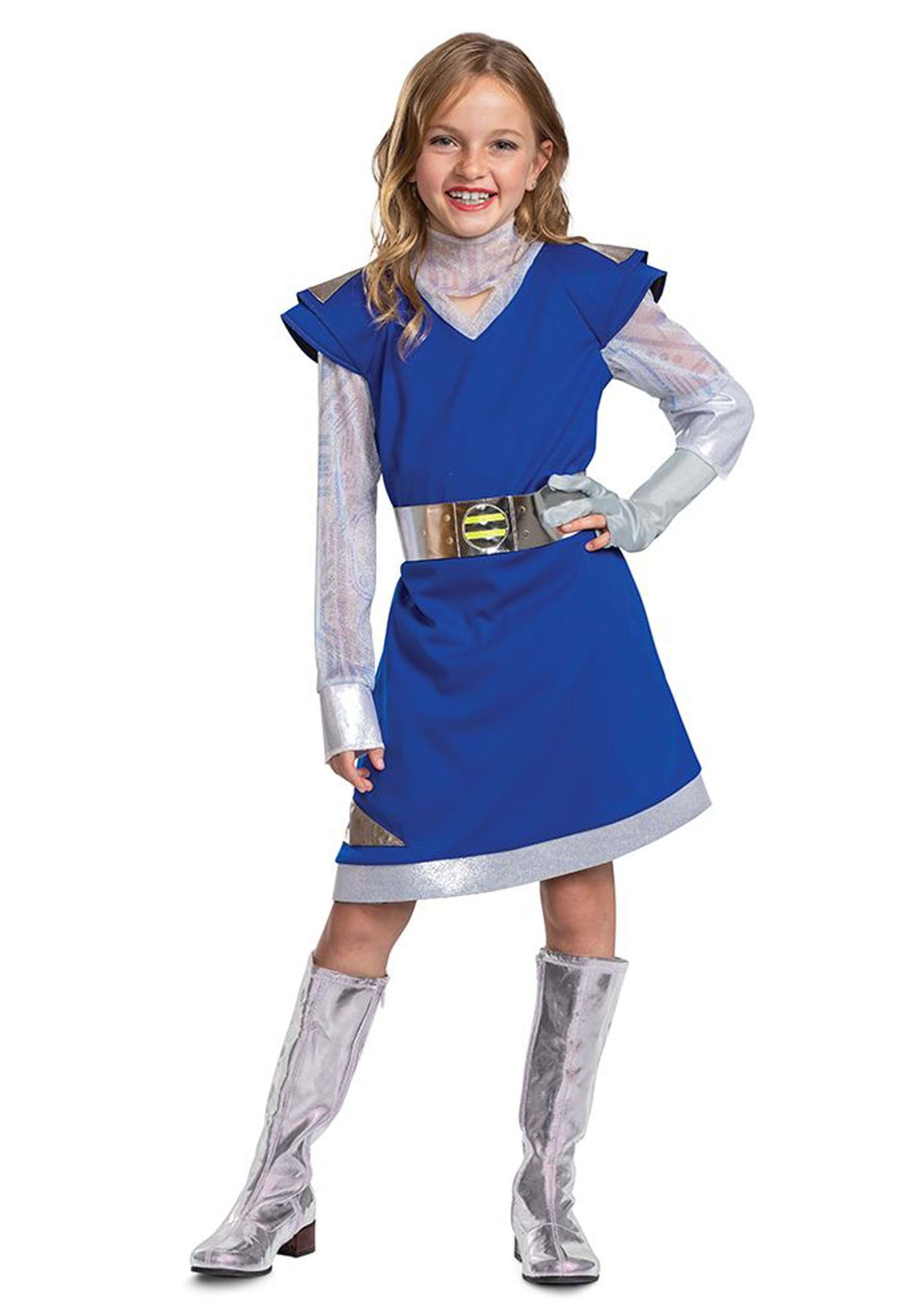 Photos - Fancy Dress Classic Disguise ZOMBIES 3  Addison Alien Costume for Girls Blue/Gray&# 