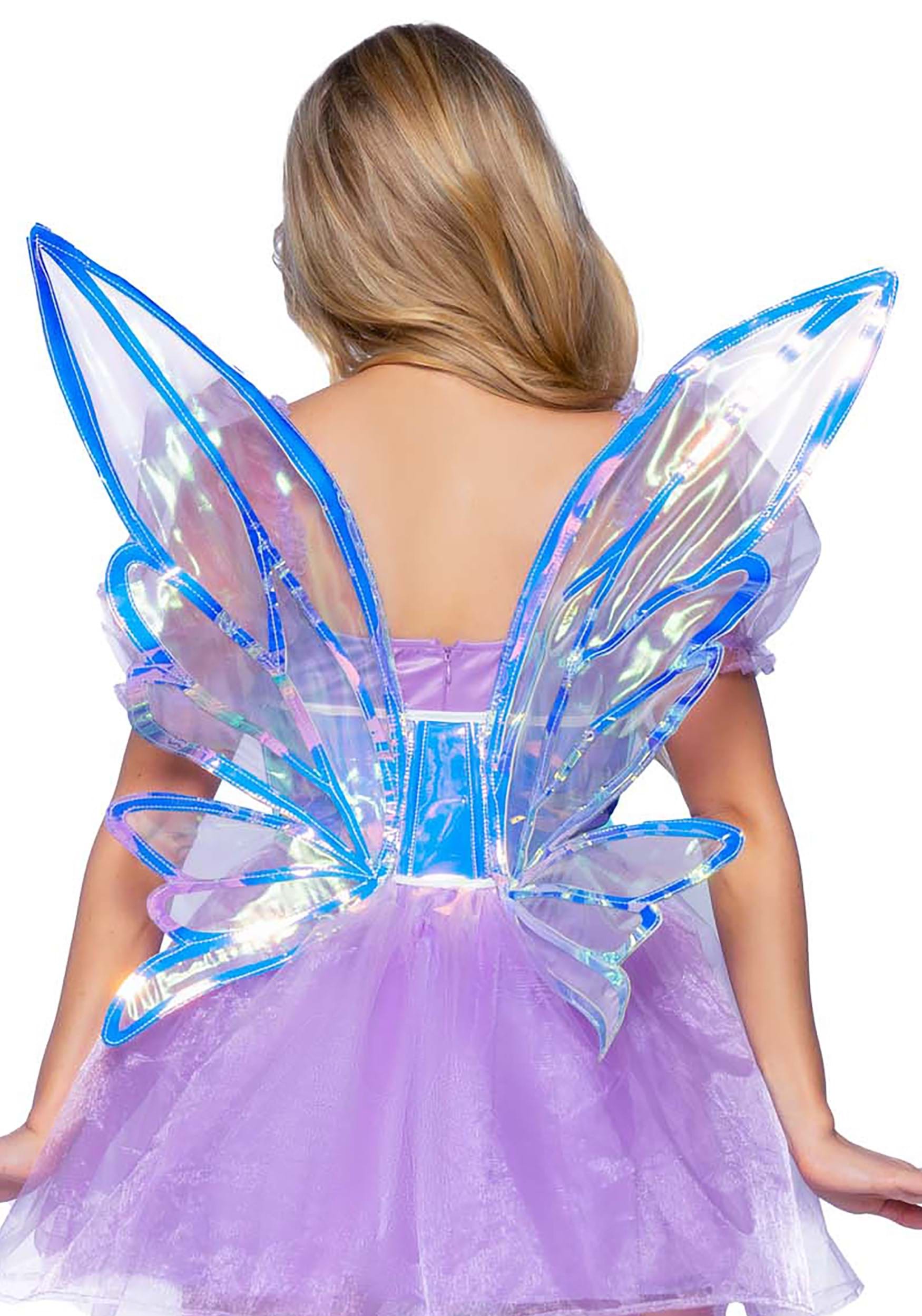 blue and purple fairy costume