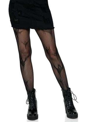 Spooky Ghost Net Tights