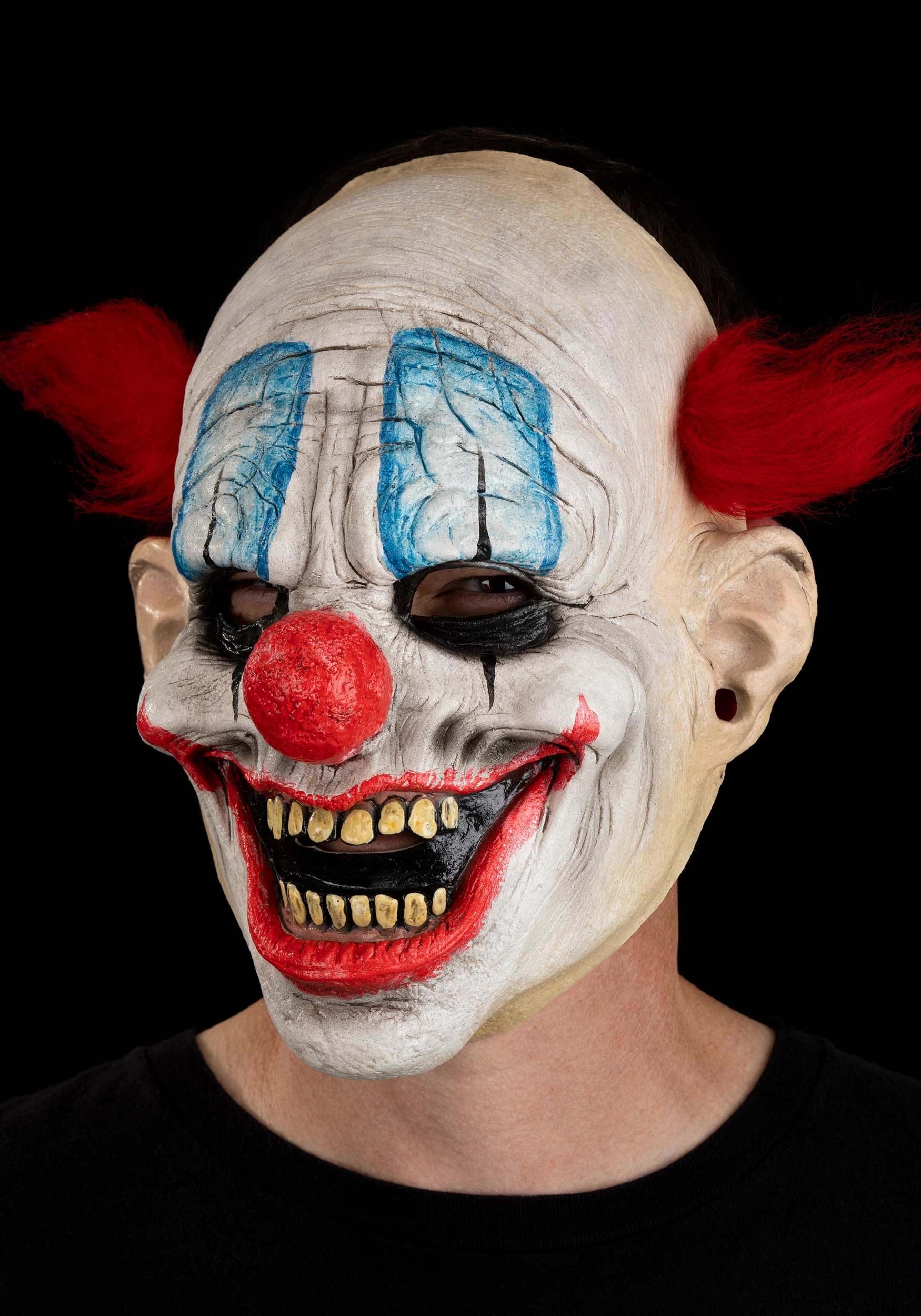 øretelefon forråde mekanisme Whacko Clown Adult Full Face Mask