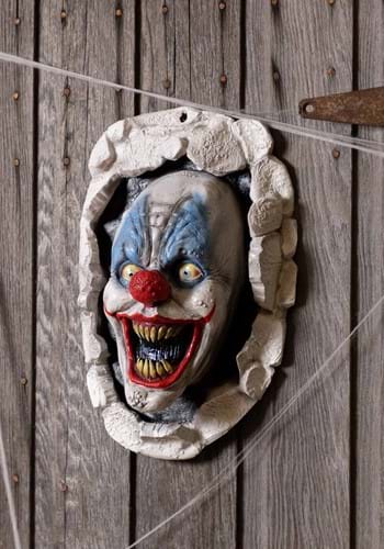 16-Inch Evil Clown Wall Halloween Prop | Evil Clown Decorations