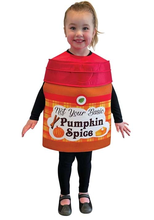 Kids Pumpkin Spice Seasoning Costume