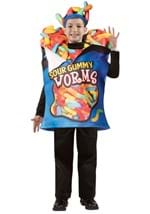Child Sour Gummy Worm Costume
