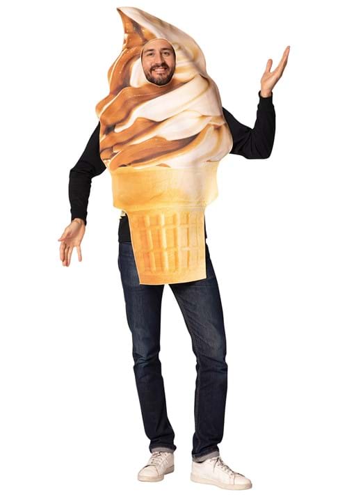 Adult Get Real Ice Cream Swirl Cone Costume