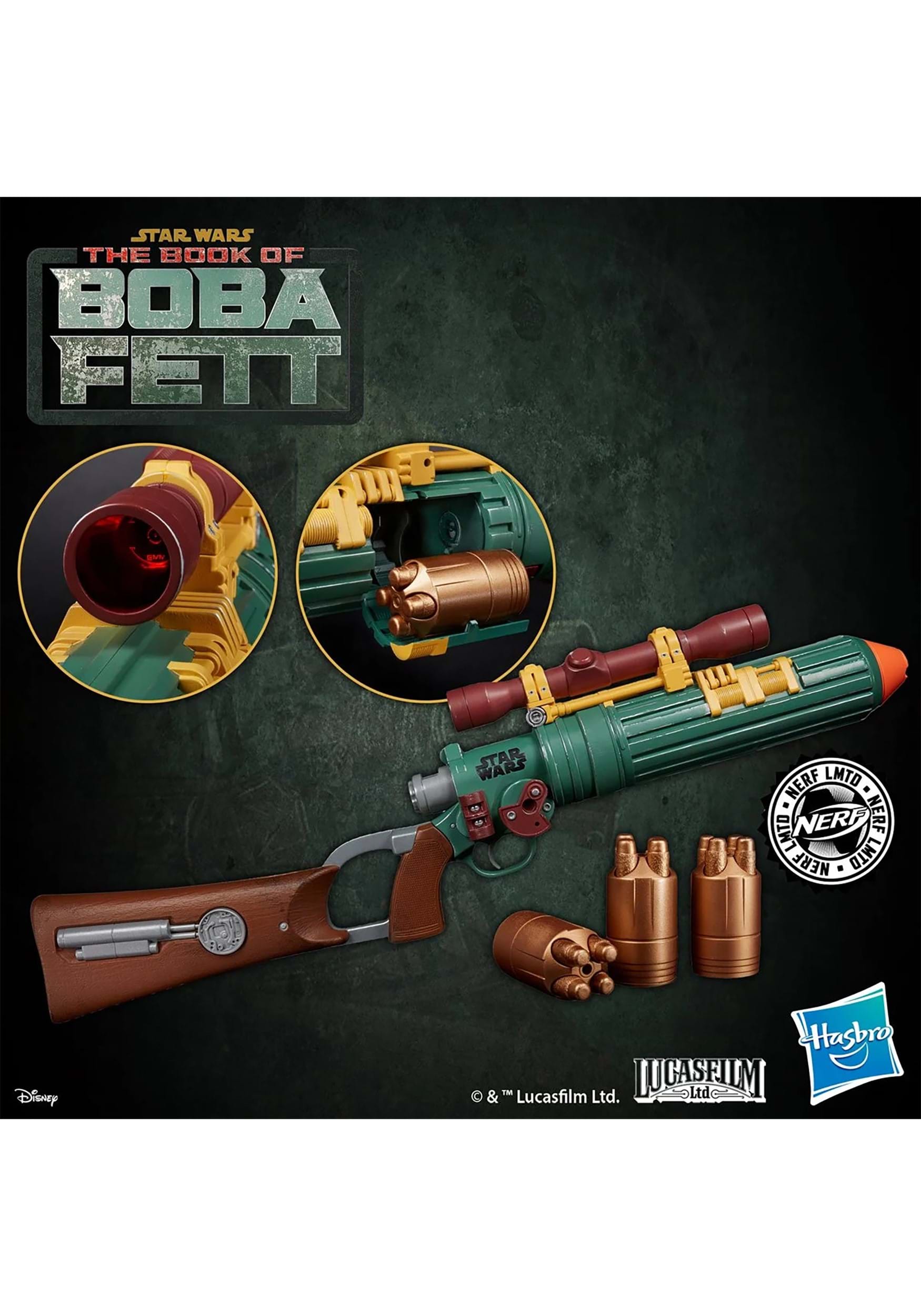 Nerf LMTD Star Wars Boba Fett EE-3 Blaster