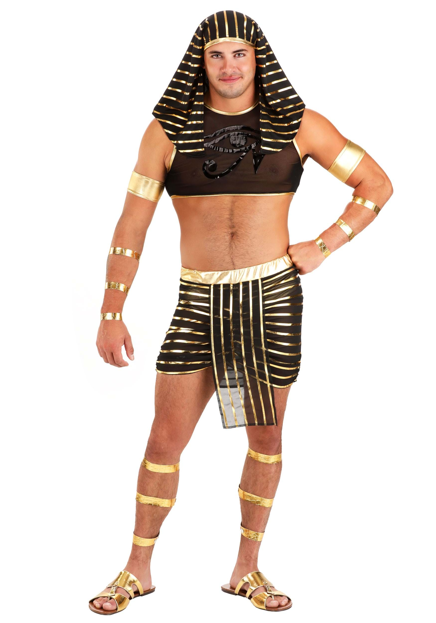 Sexy Men's Pharaoh Costume | Adult Egyptian Costumes -  FUN Costumes