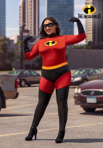 Deluxe Plus Size Womens Mrs Incredible Costume-update