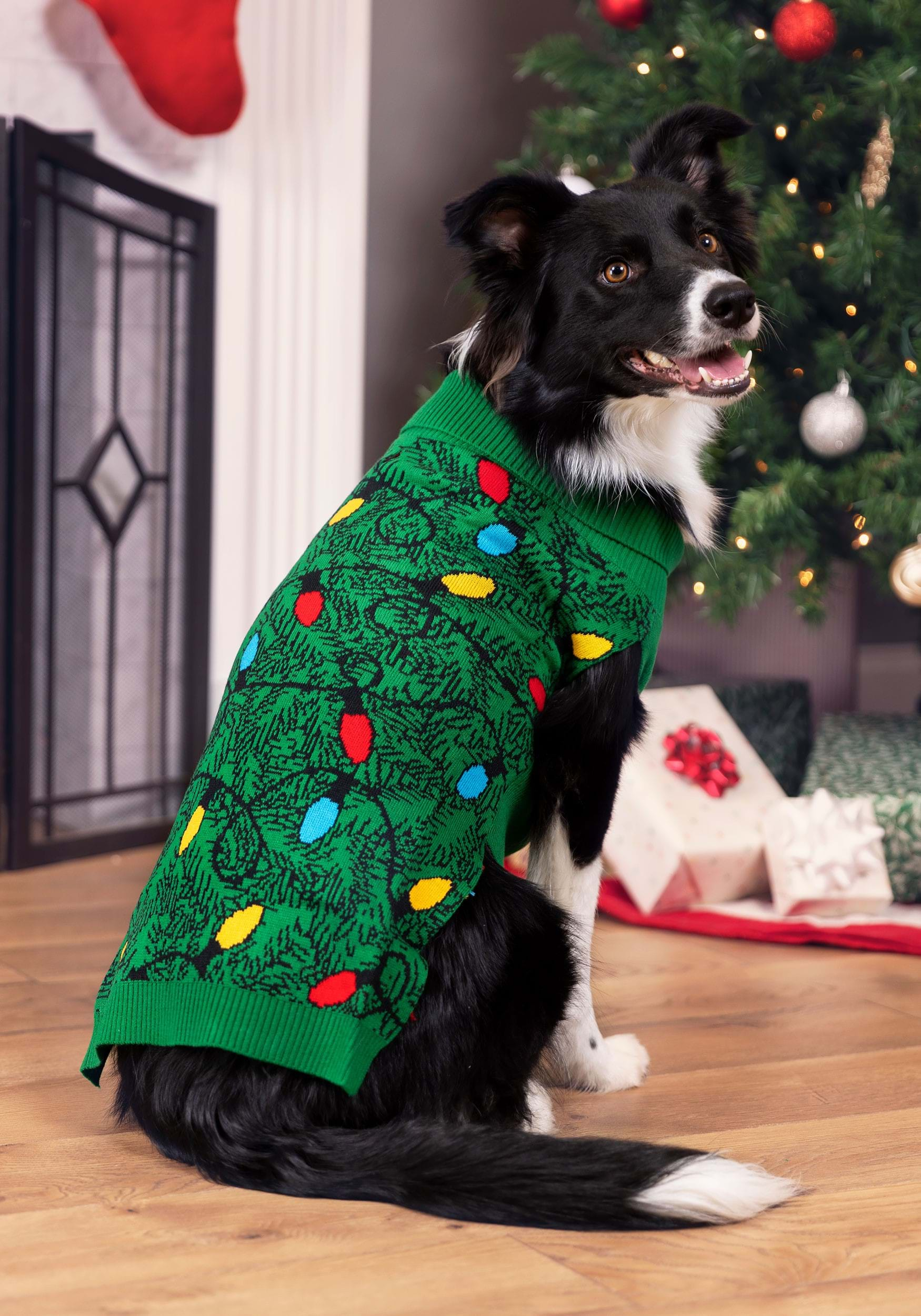 canine christmas tree