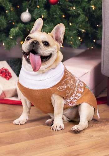 Gingerbread Holiday Sweater for Pets | Christmas Sweaters